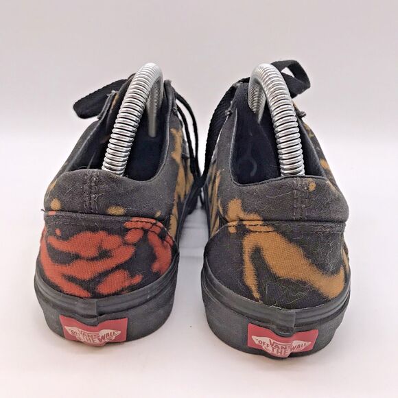 Vans Old Skool Bleach Dye Skate Shoes Unisex 6M - 7.5W Lace Up Low Top Sneakers - Picture 4 of 10